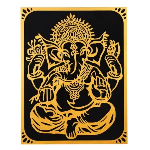 Ganesh 3D wall Arts (Black & Gold)