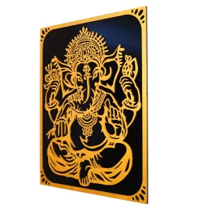 Ganesh 3D wall Arts (Black & Gold)