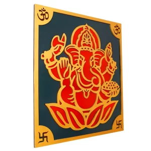 Ganesh 3D wall arts (Red & Gold Medium size)