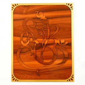 Ganesh 3D wall arts (Wood Finish)