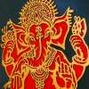 Lord Ganesha 3D wooden wall art